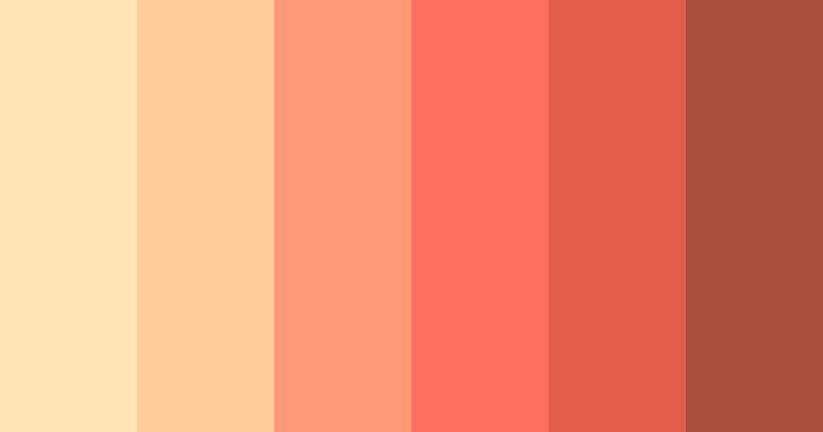 Download peachy guava color palette PNG image (landscape)
