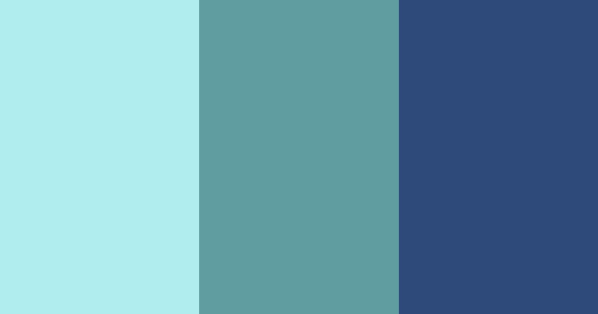 Download teal ocean color palette PNG image (landscape)