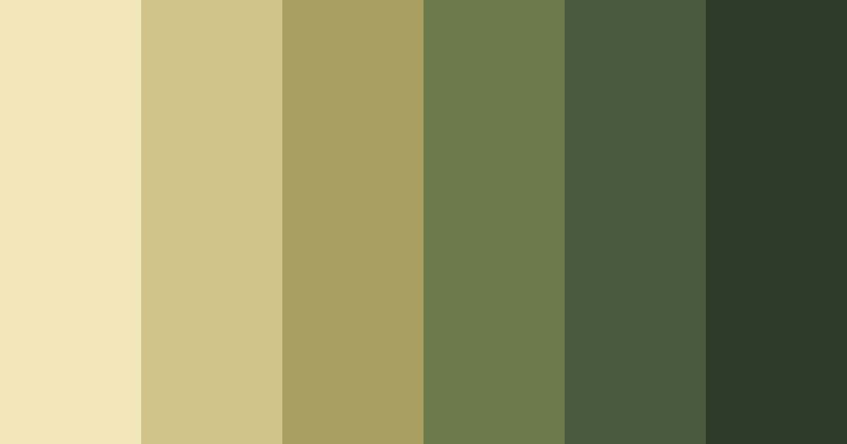 Download earthy oasis color palette PNG image (landscape)