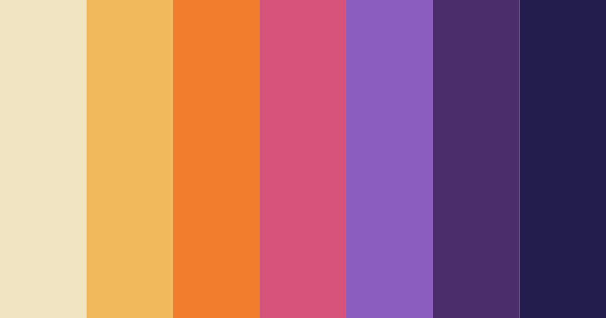 Download celestial harmony color palette PNG image (landscape)
