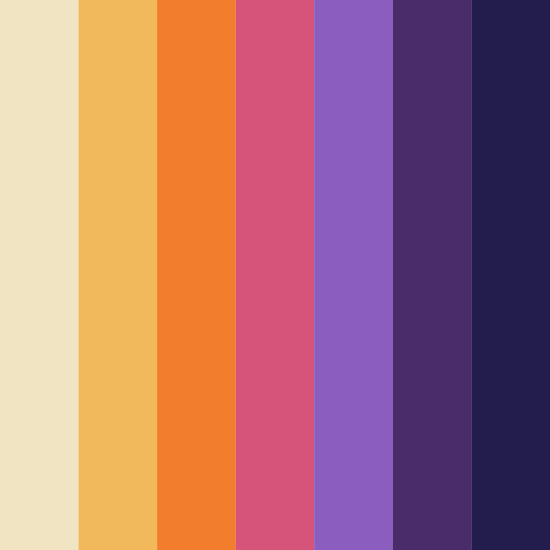 Download celestial harmony color palette PNG image (square)