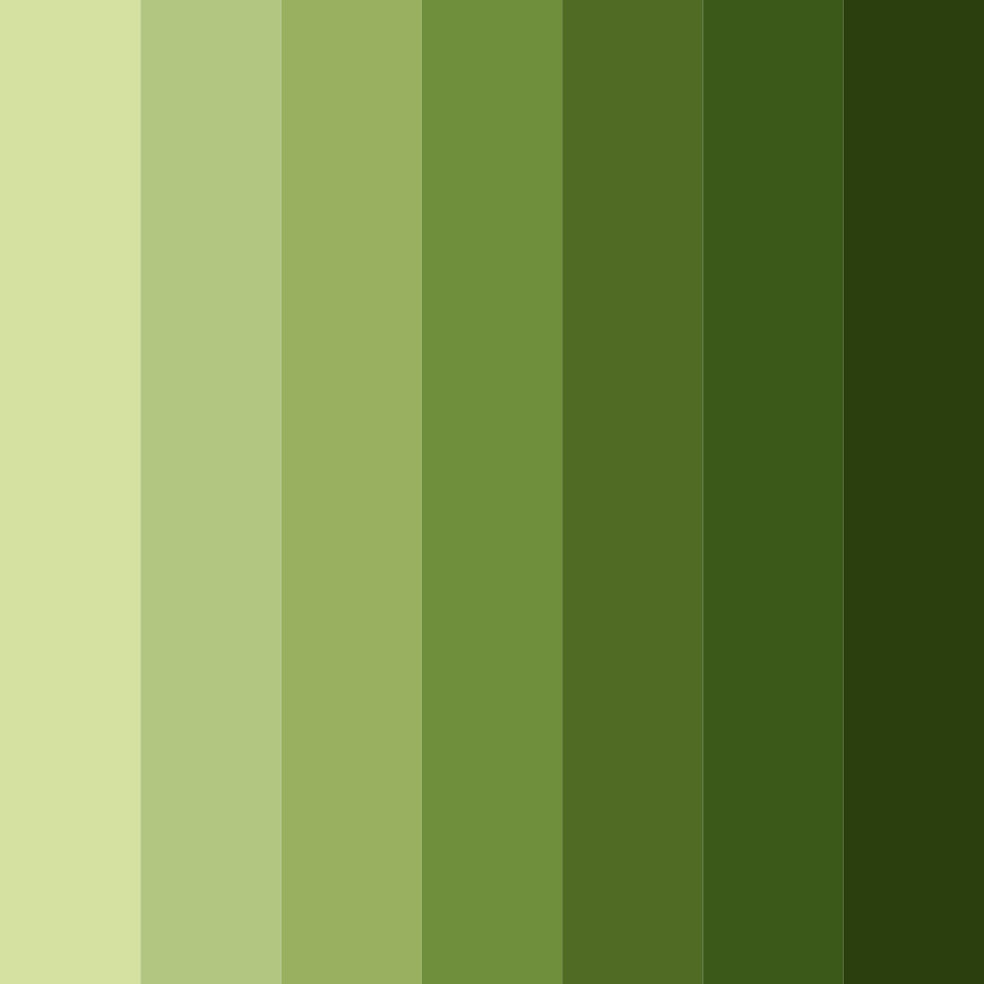 Download verdant whisper color palette PNG image (square)
