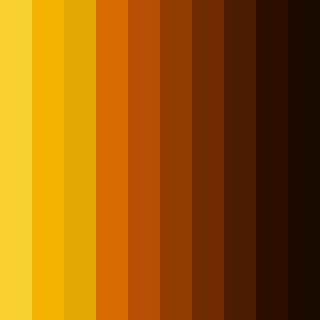 Download golden ember sunset color palette PNG image (square)