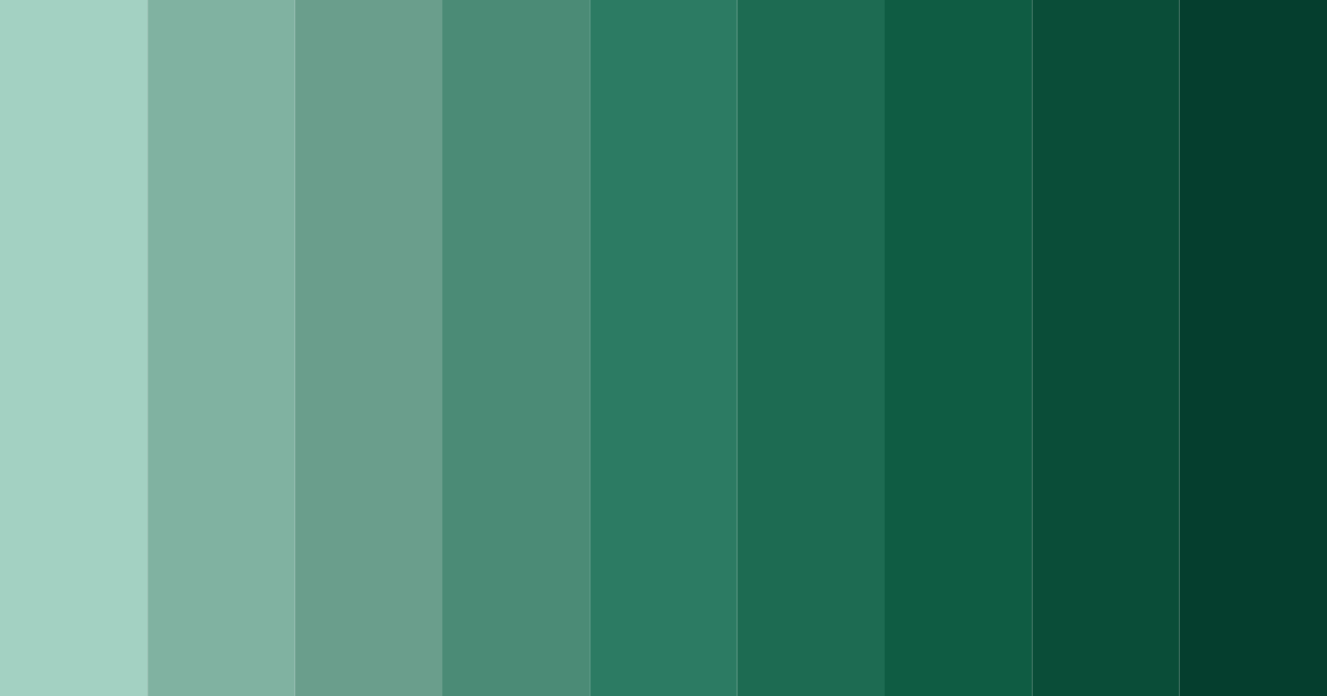 Download emerald dragon's breath color palette PNG image (landscape)
