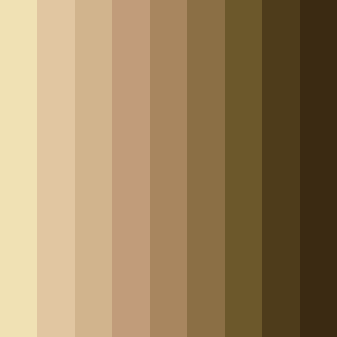 Download golden crown color palette PNG image (square)