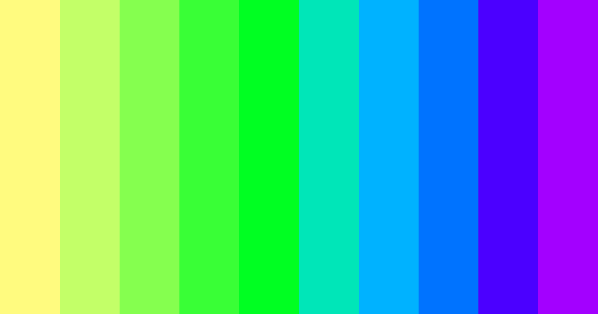 Electric Dreamscape Color Palette - ColorDrop