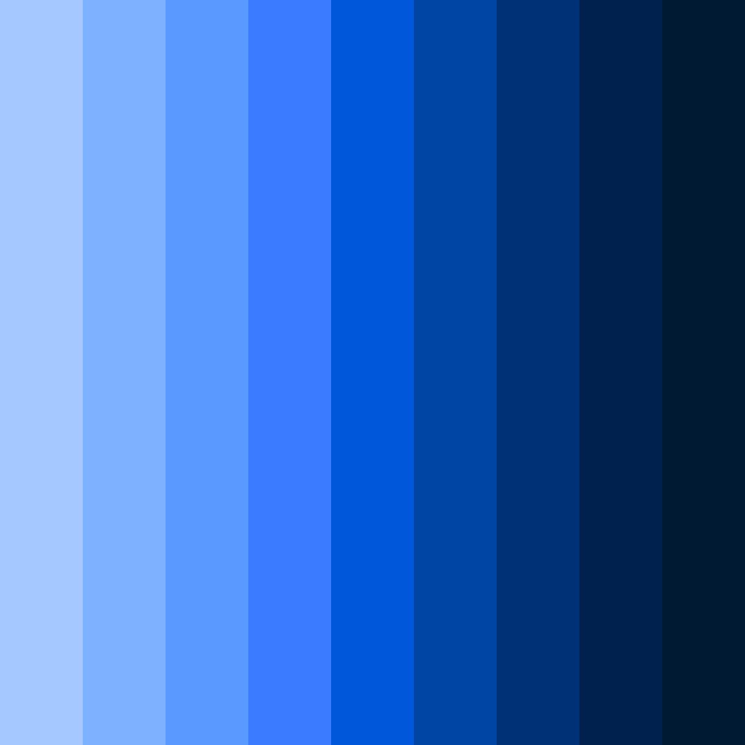 Download azure abyss color palette PNG image (square)
