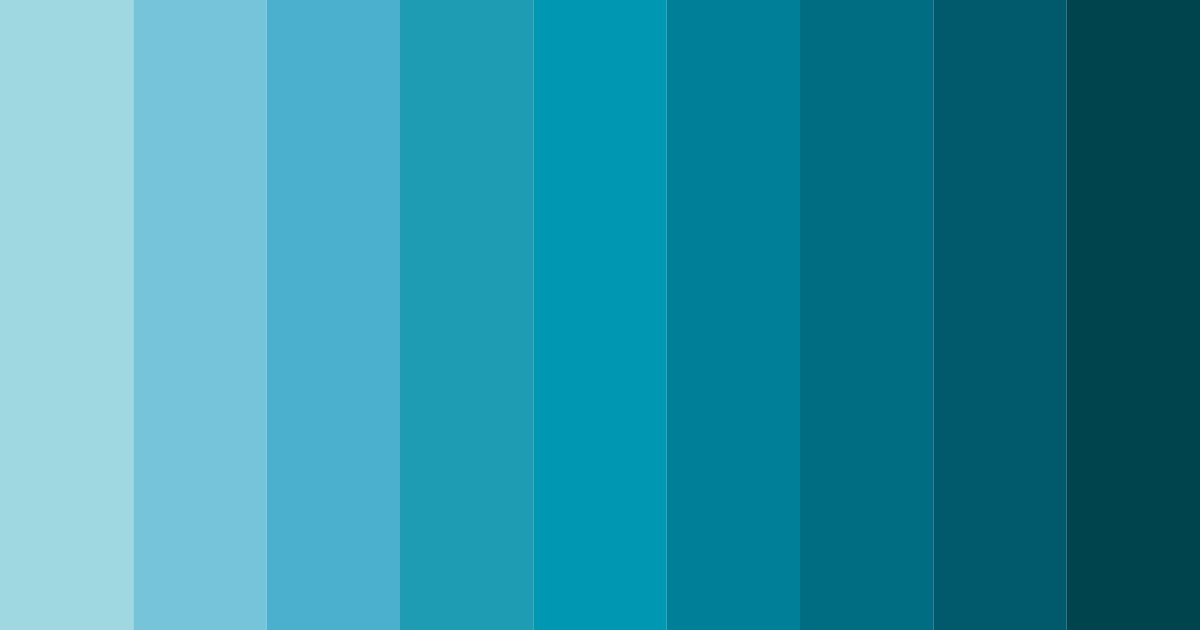 Download aqua serenade color palette PNG image (landscape)