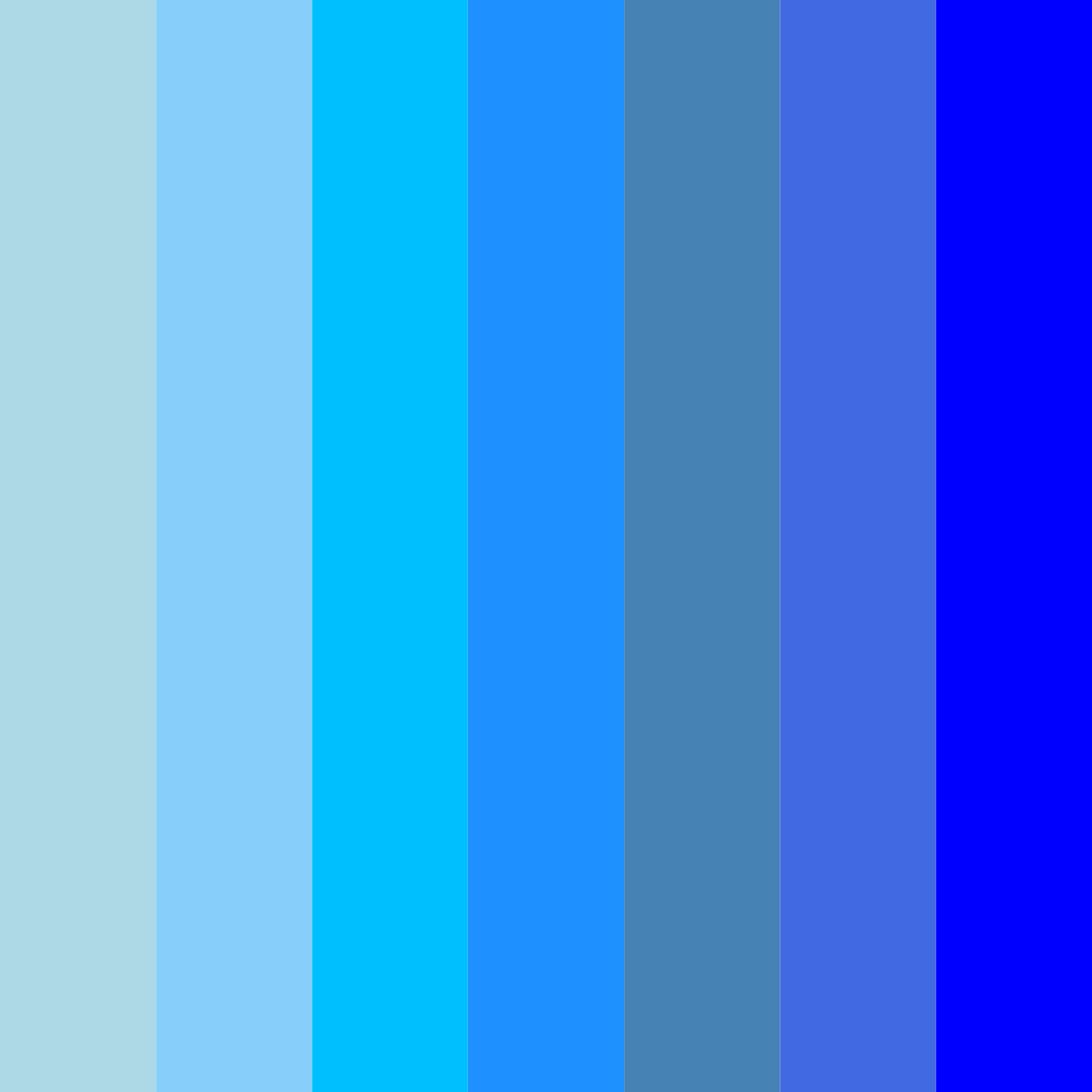 Download sky serenade color palette PNG image (square)