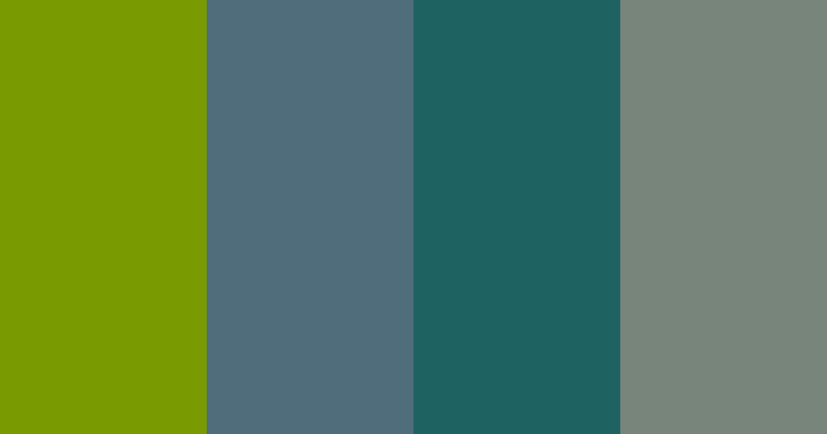 Download forest nightfall color palette PNG image (landscape)