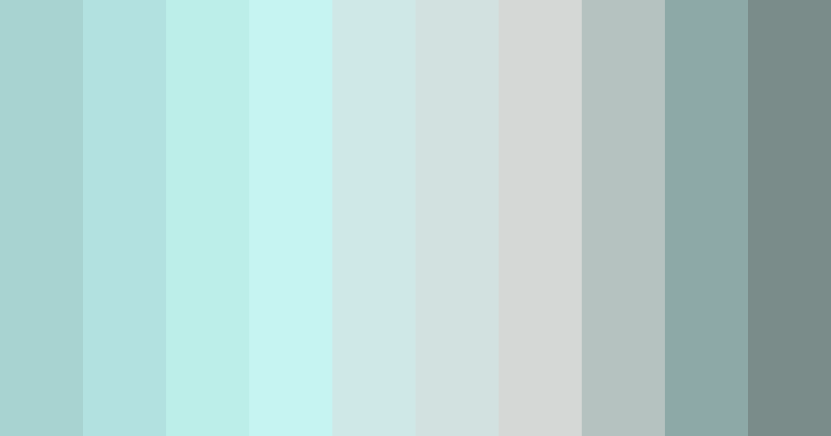 Download serenity in teal color palette PNG image (landscape)