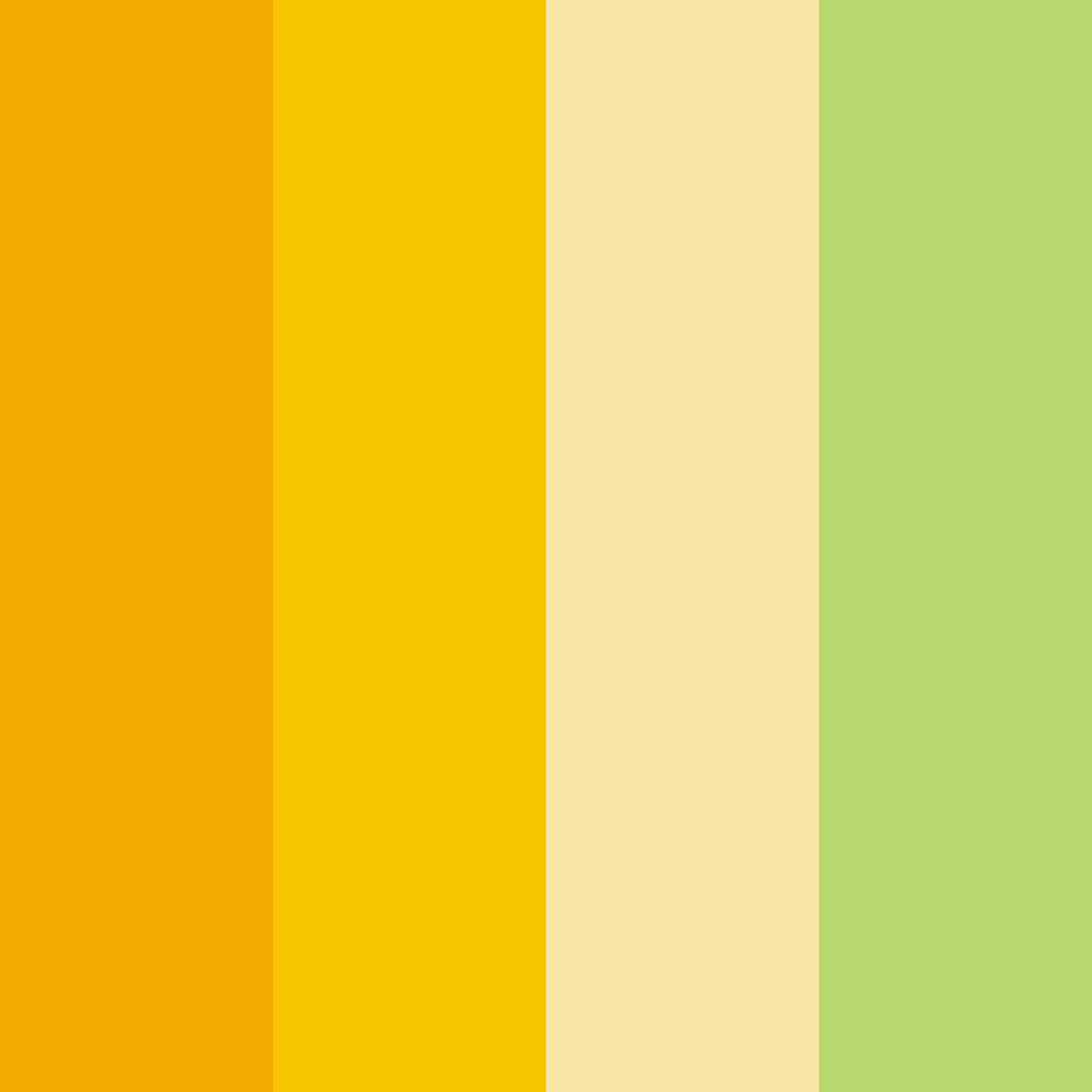 Download golden meadow bliss color palette PNG image (square)