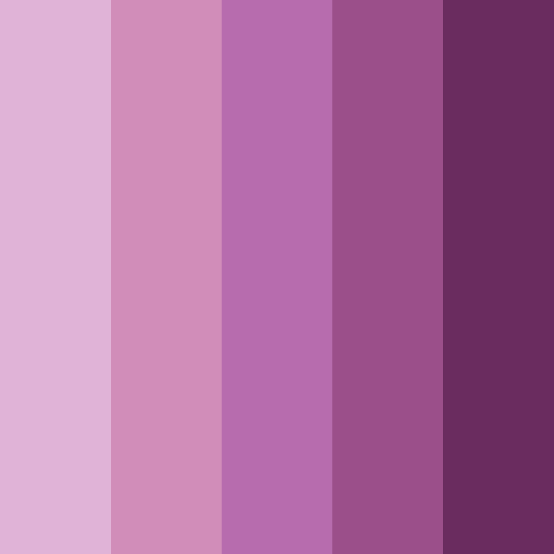 Download shades of mauve color palette PNG image (square)