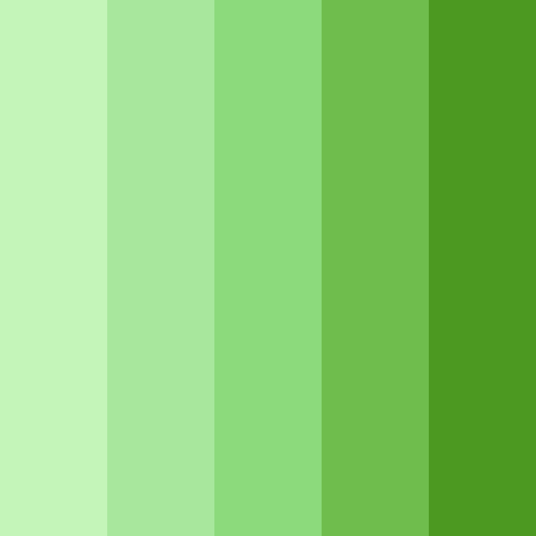 Download emerald whisper color palette PNG image (square)