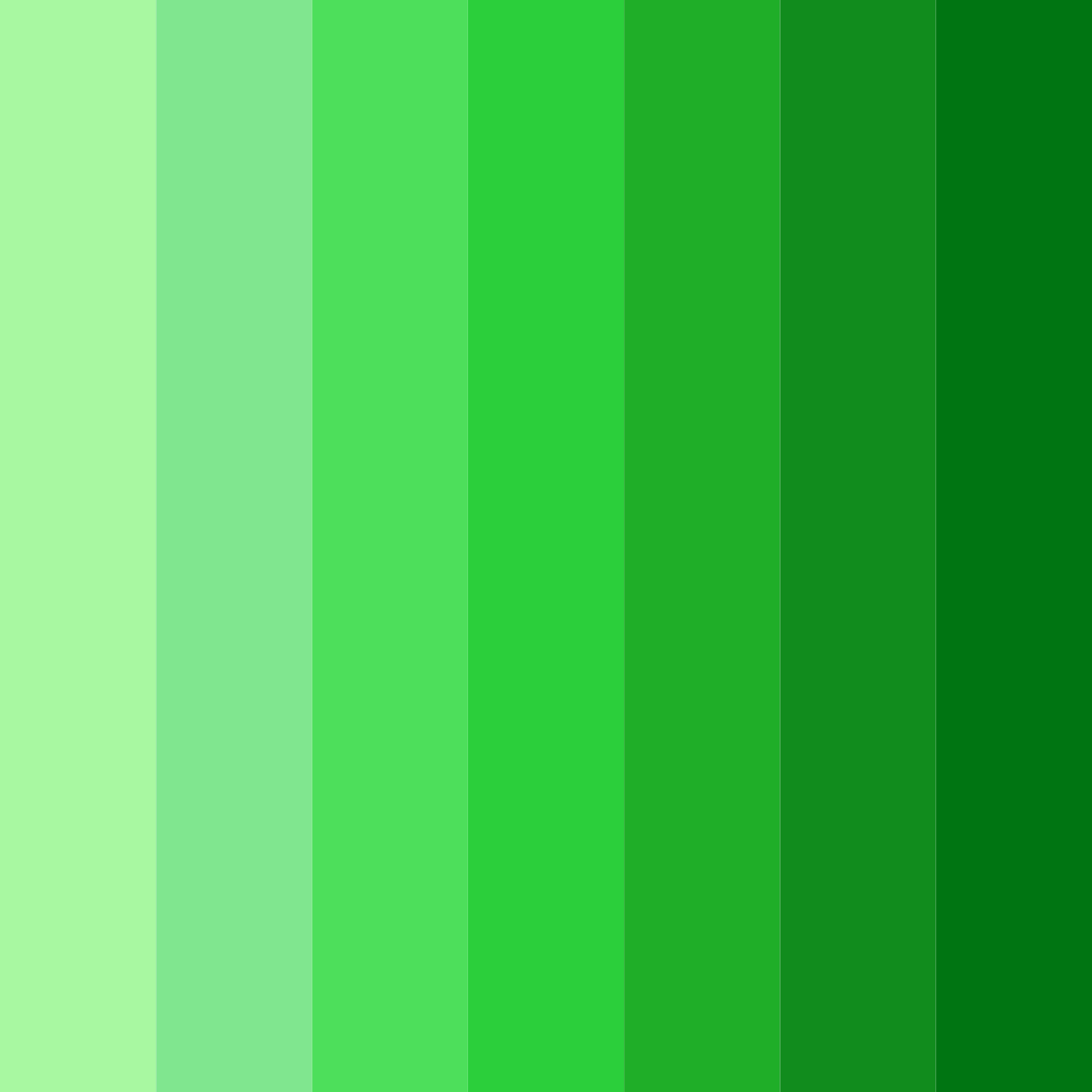 Download emerald harmony color palette PNG image (square)