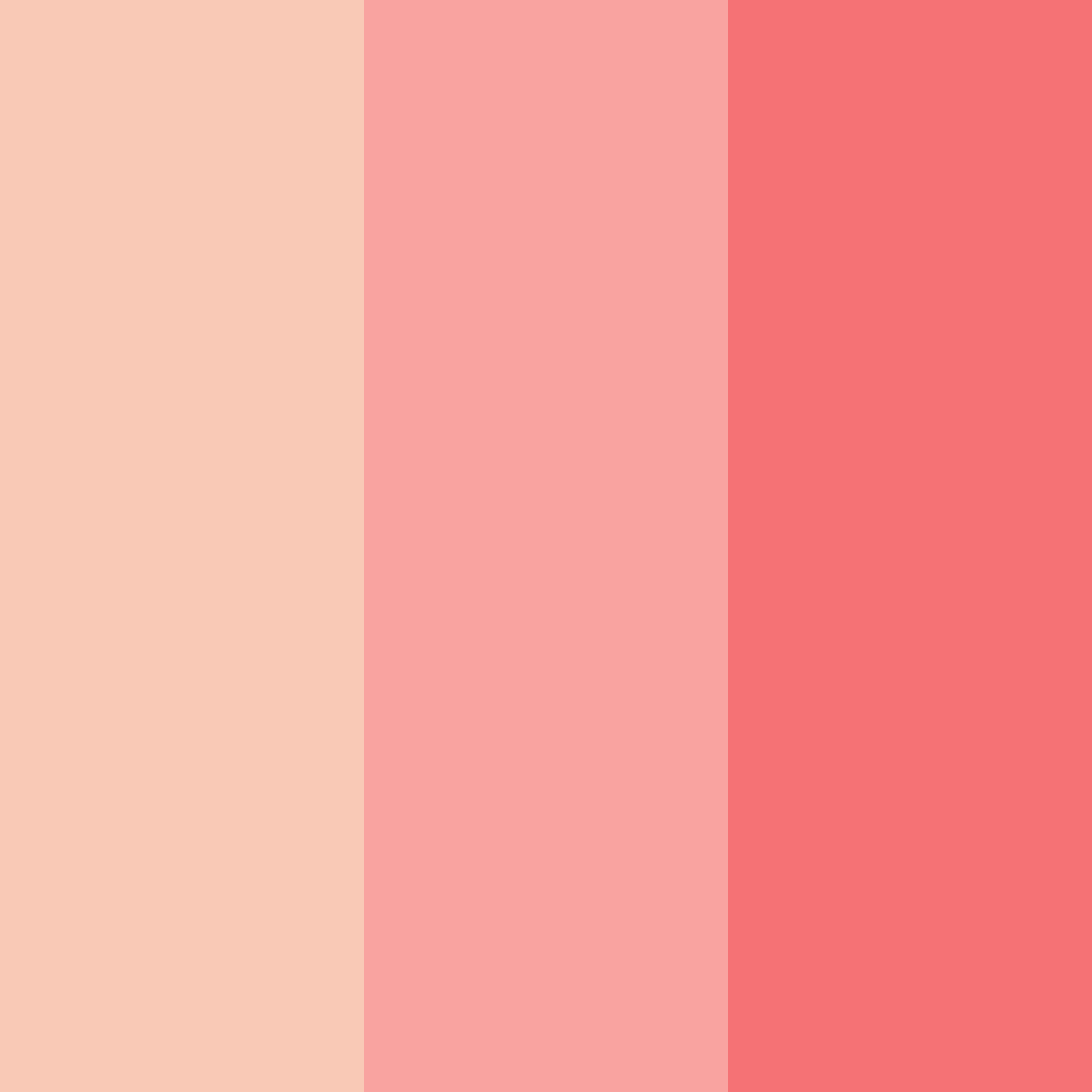 Download blushing sunset color palette PNG image (square)