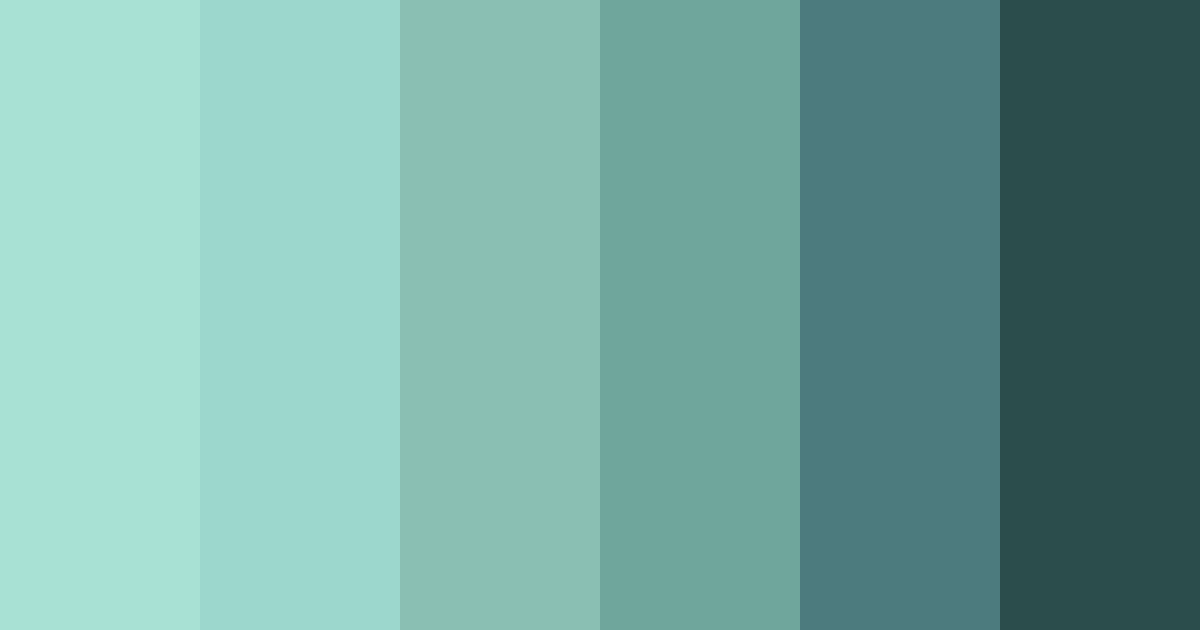 Download minted serenity color palette PNG image (landscape)