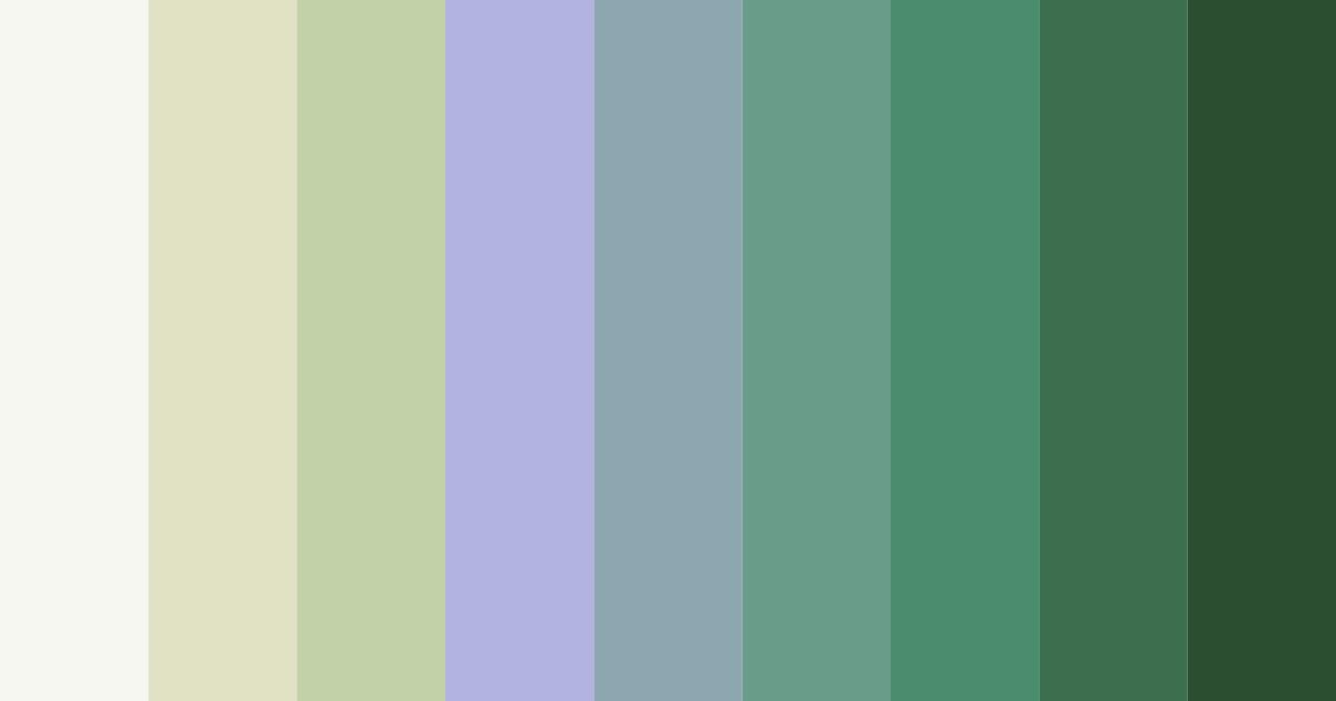 Download muted green color palette PNG image (landscape)