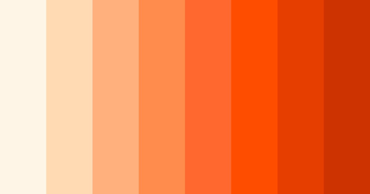 Download sunset sorbet color palette PNG image (landscape)