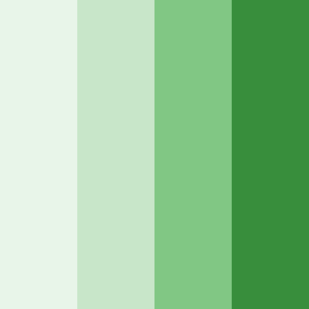 Download verdant serenity color palette PNG image (square)