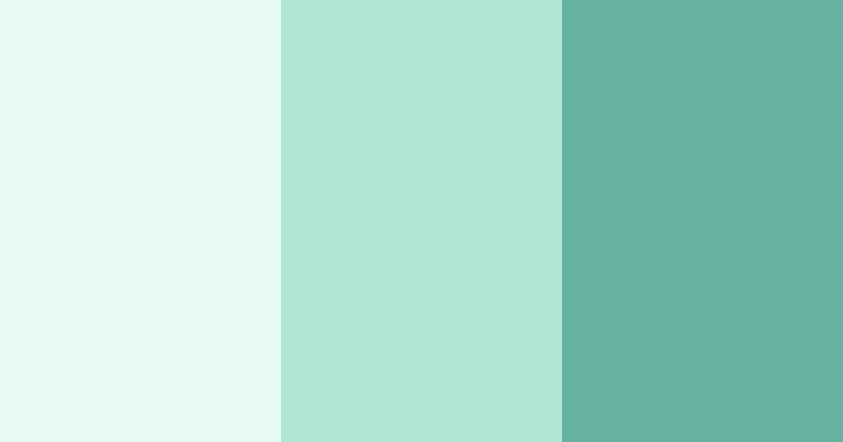 Download serene aqua harmony color palette PNG image (landscape)