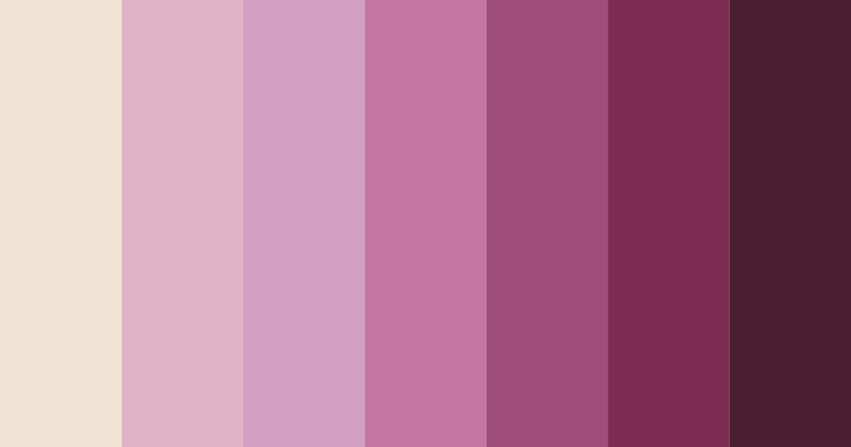 Download pink contrast color palette PNG image (landscape)