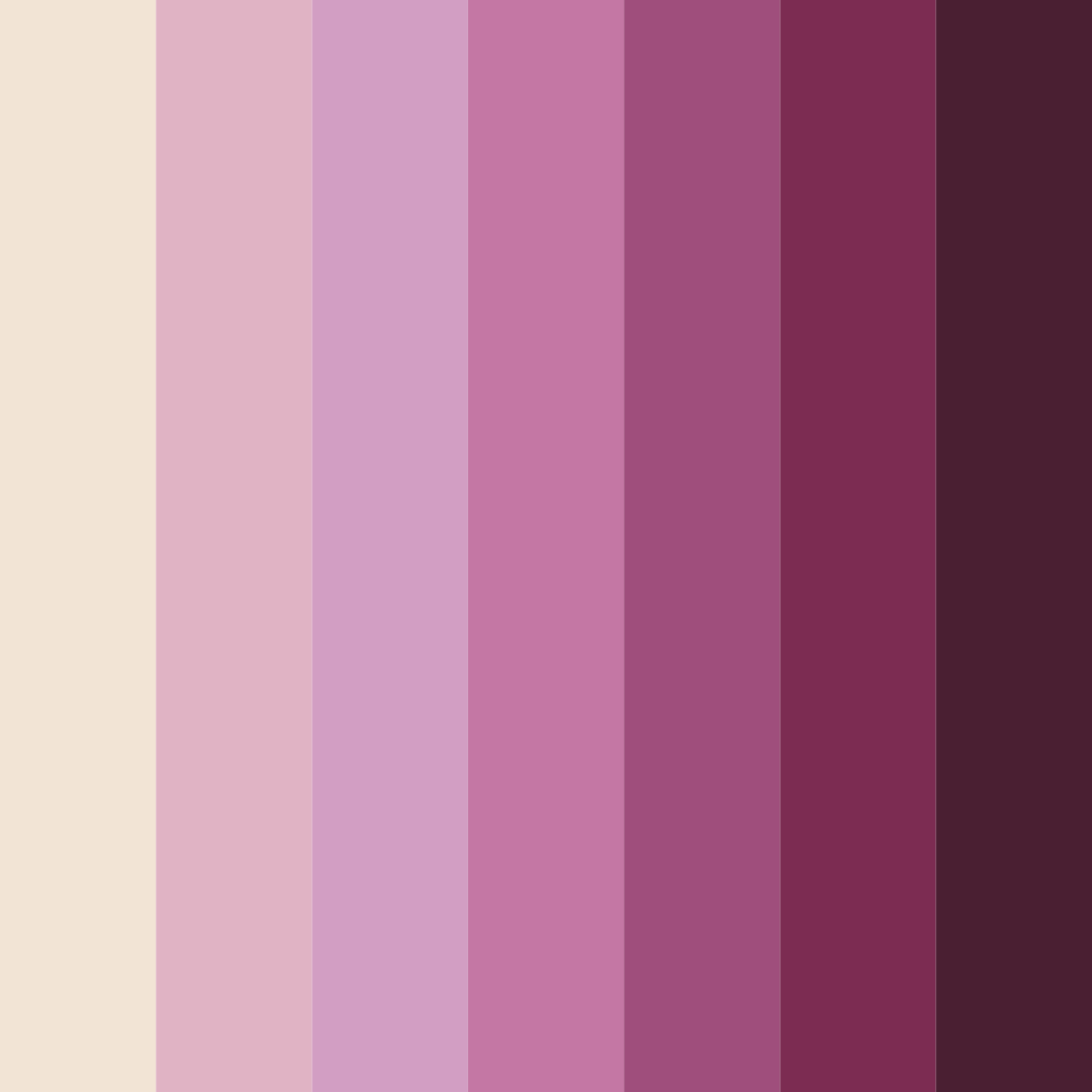 Download pink contrast color palette PNG image (square)