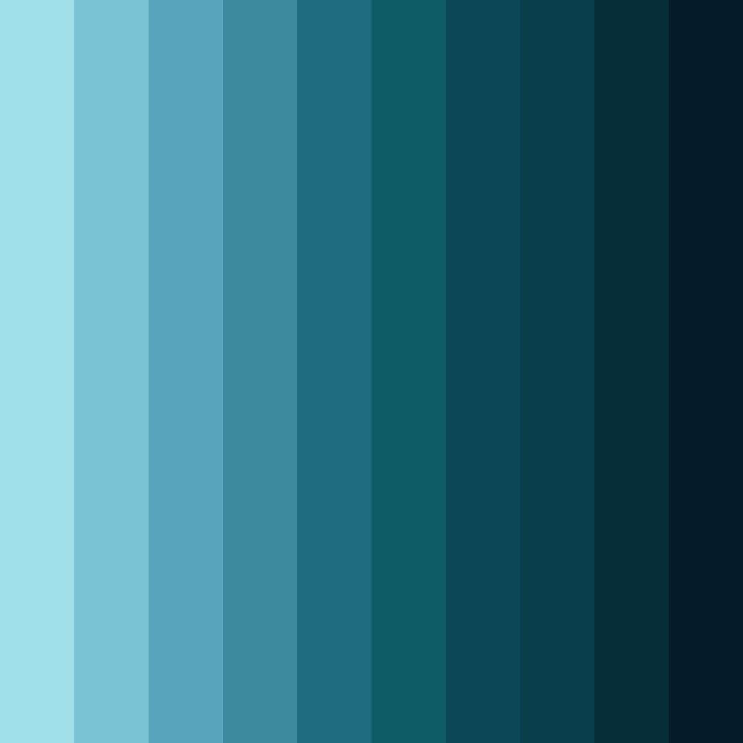 Download aqua odyssey color palette PNG image (square)