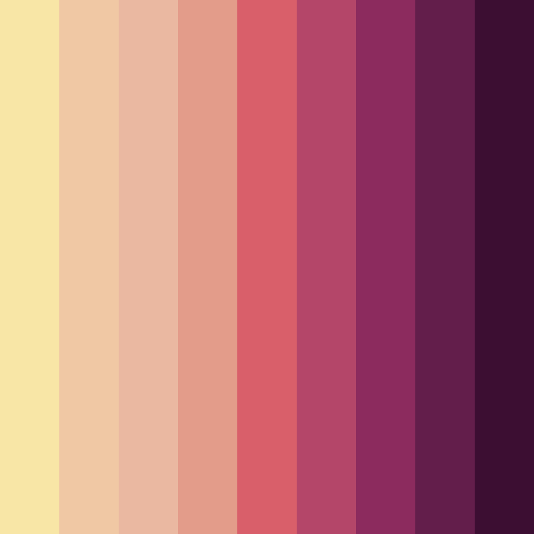 Download autumn blush color palette PNG image (square)