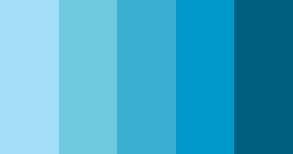 Download blue ocean gradient color palette PNG image (landscape)