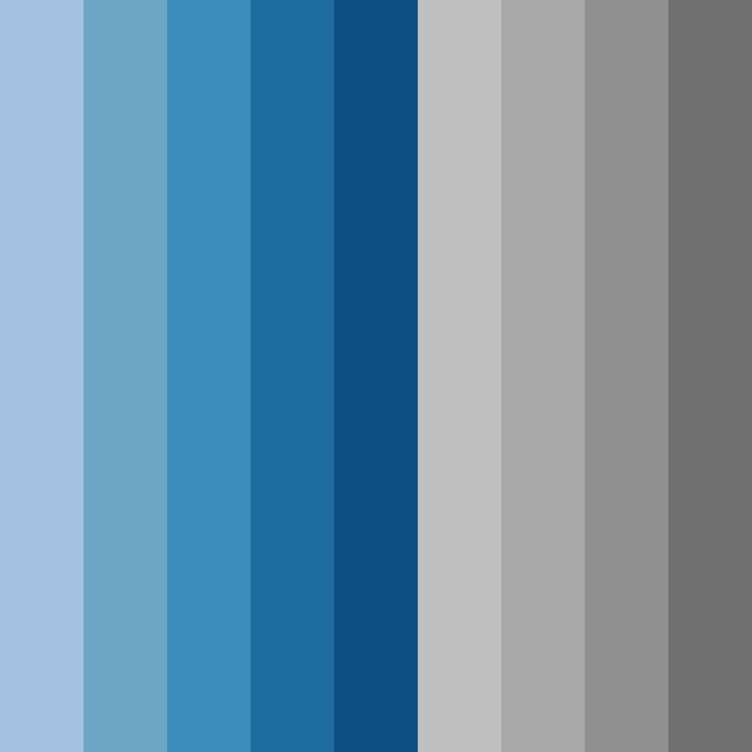 Download blue ocean silver color palette PNG image (square)