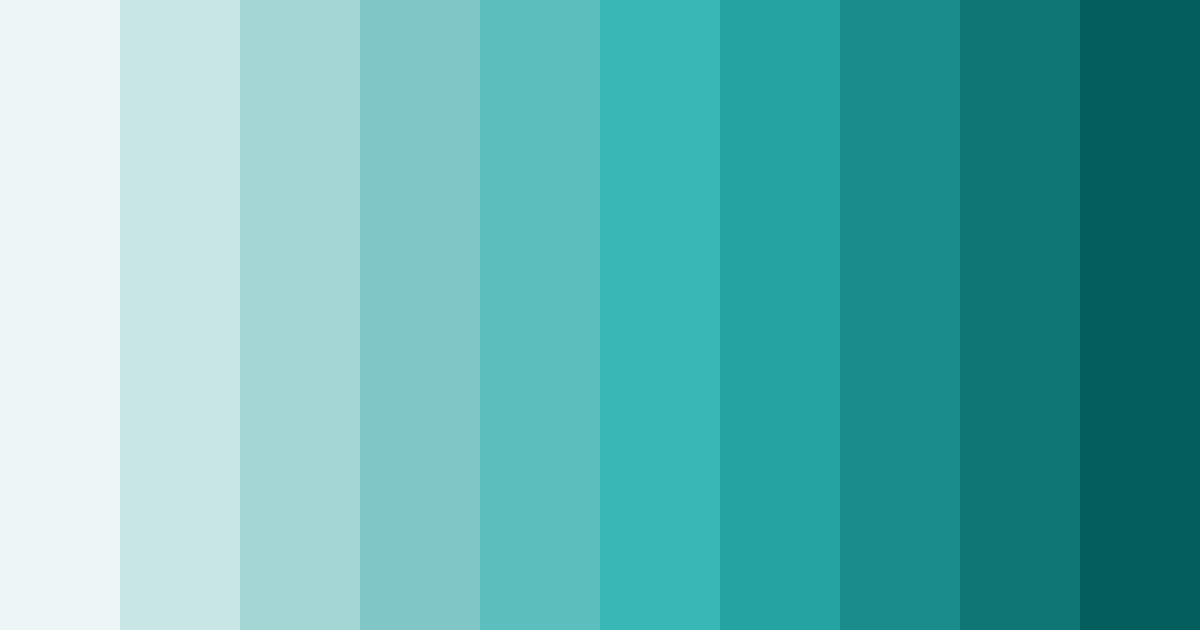 Download teal breeze color palette PNG image (landscape)