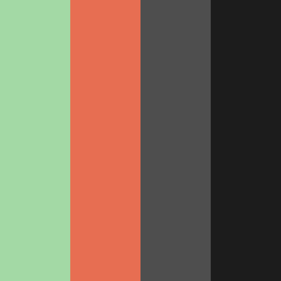 Download nature's ember color palette PNG image (square)