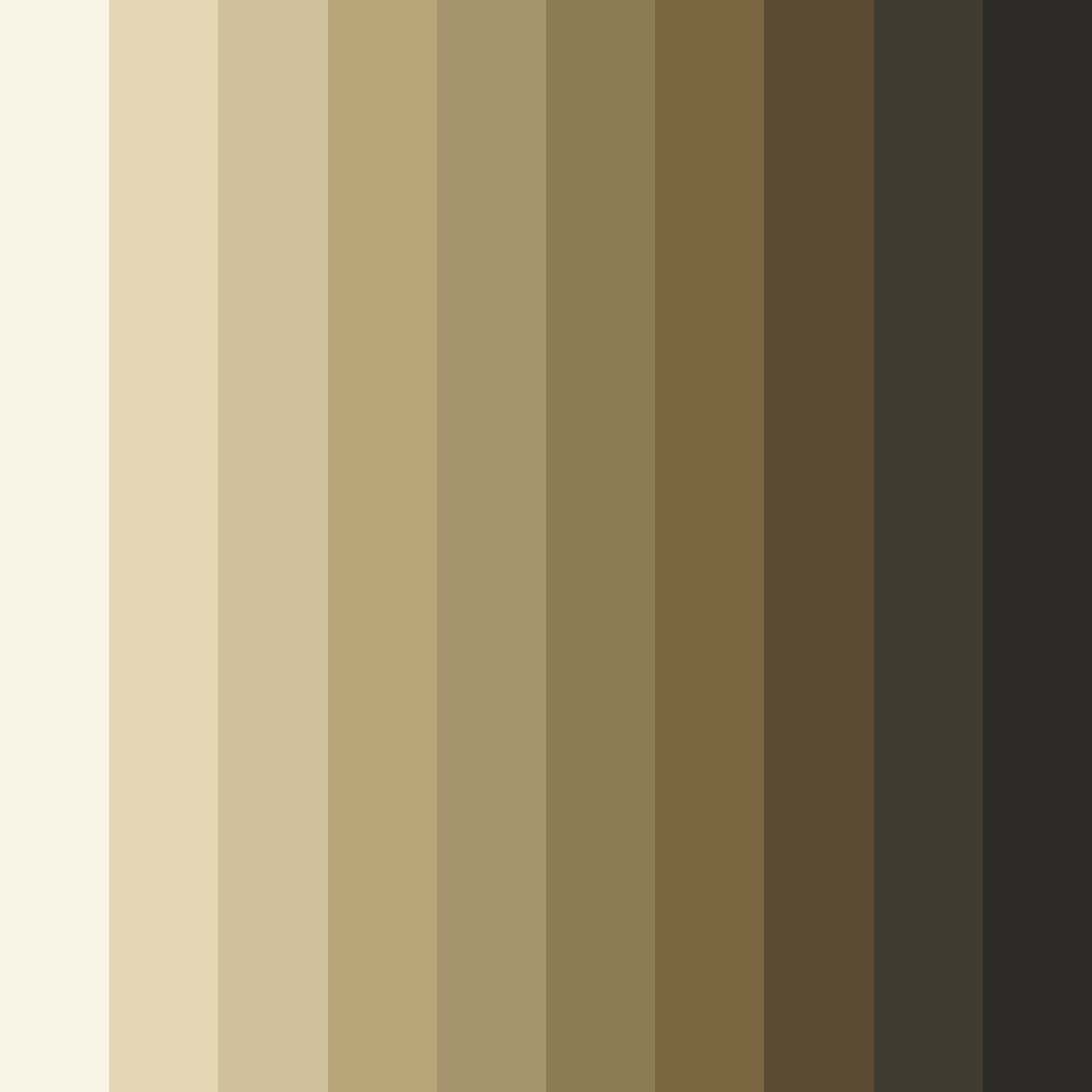 Download ivory shades color palette PNG image (square)