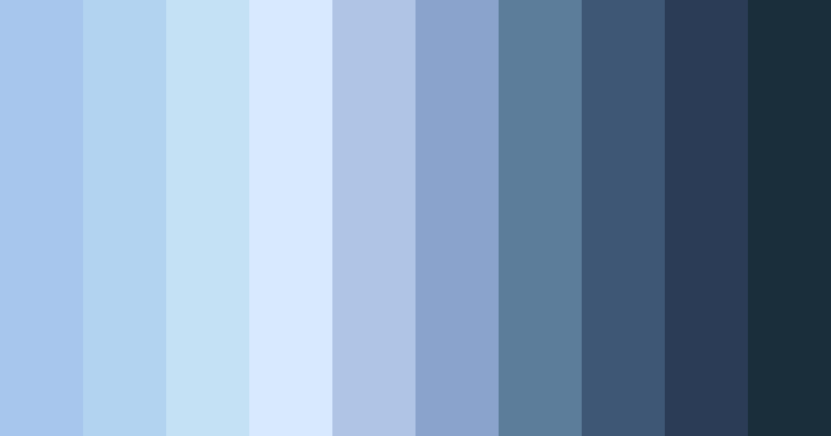 Download whisker blue glimmer color palette PNG image (landscape)