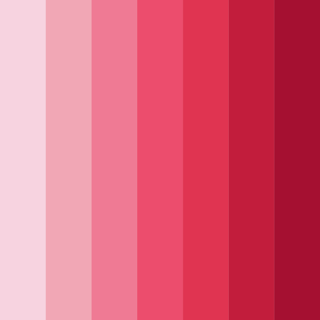 Download soft pink color palette PNG image (square)