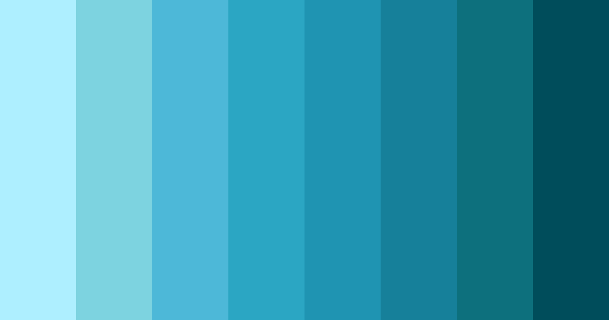 Download tidal serenity color palette PNG image (landscape)