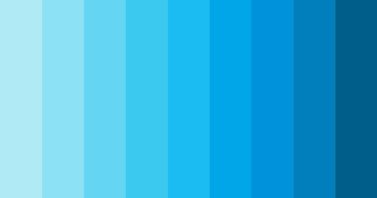 Download ocean breeze symphony color palette PNG image (landscape)