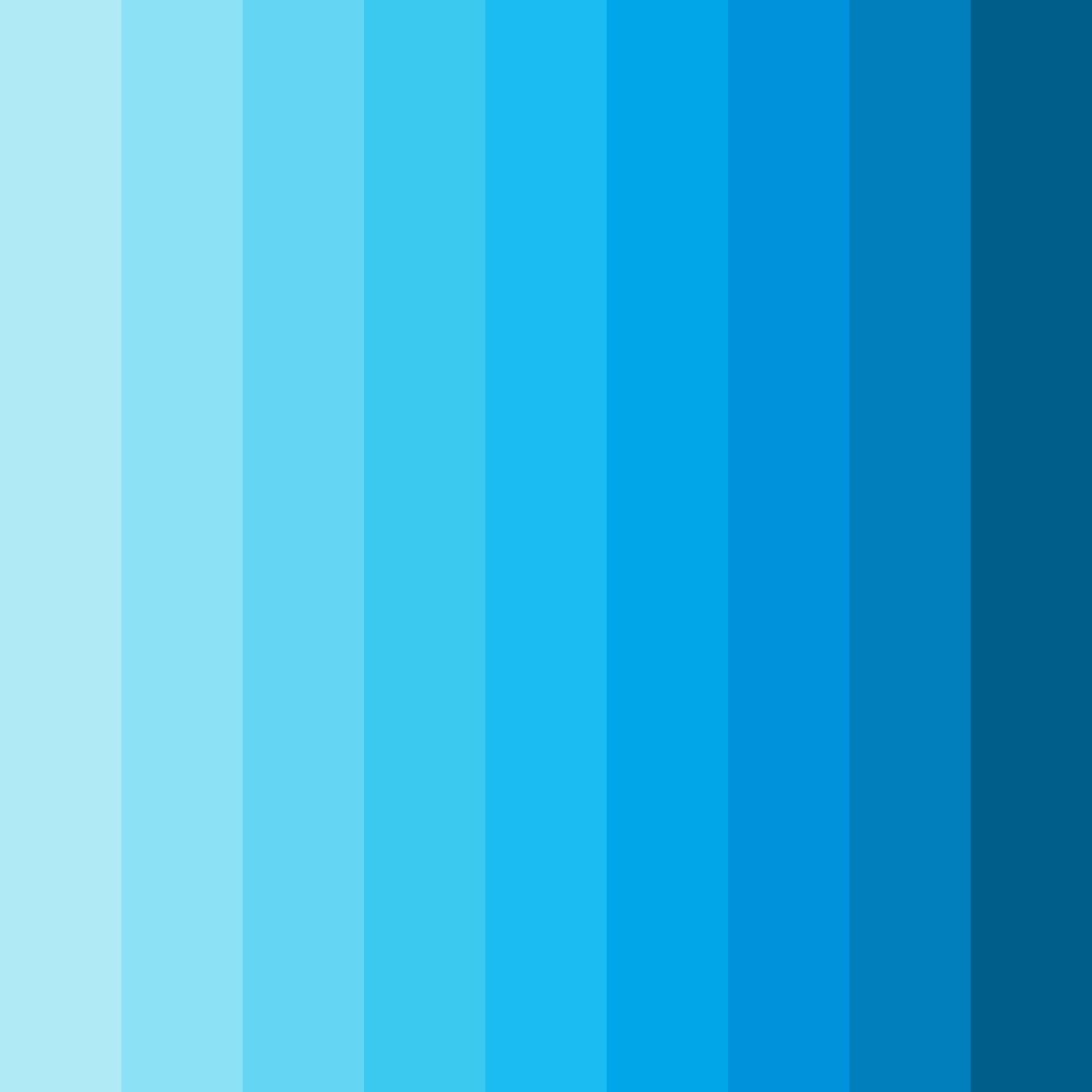 Download ocean breeze symphony color palette PNG image (square)