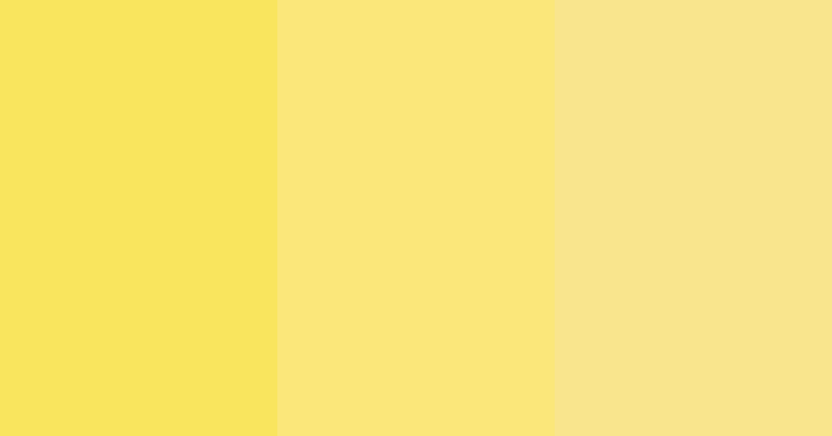Download bright yellow color palette PNG image (landscape)