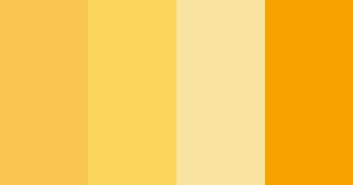 Download yellow celebration color palette PNG image (landscape)
