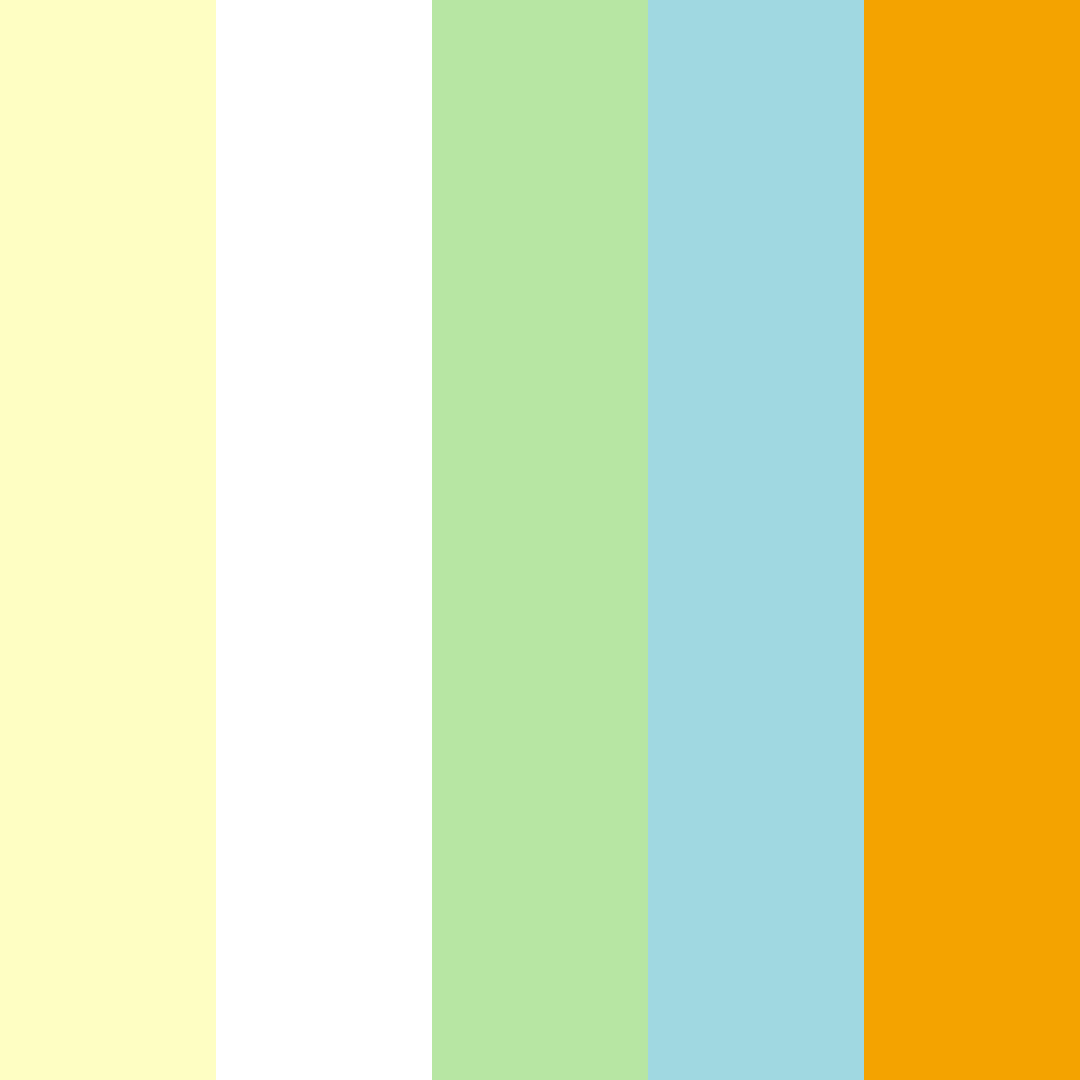 Download lemon bright color palette PNG image (square)