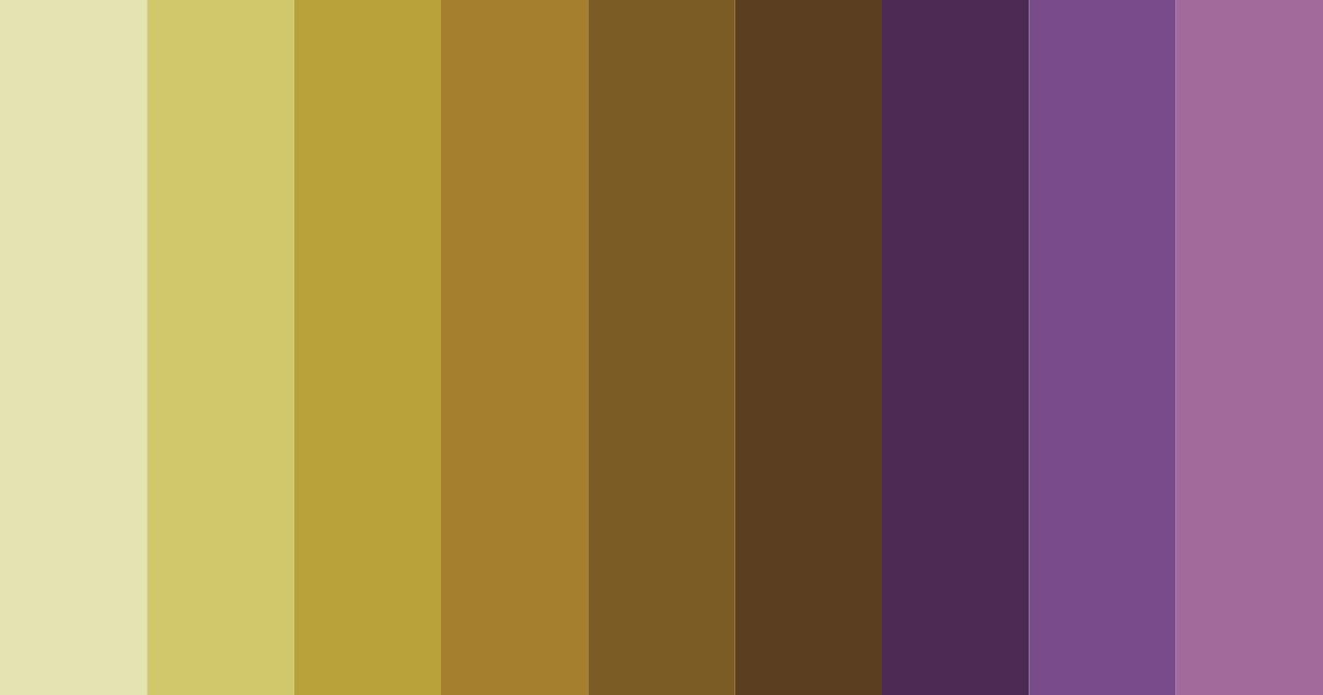 Download olive gold plum color palette PNG image (landscape)