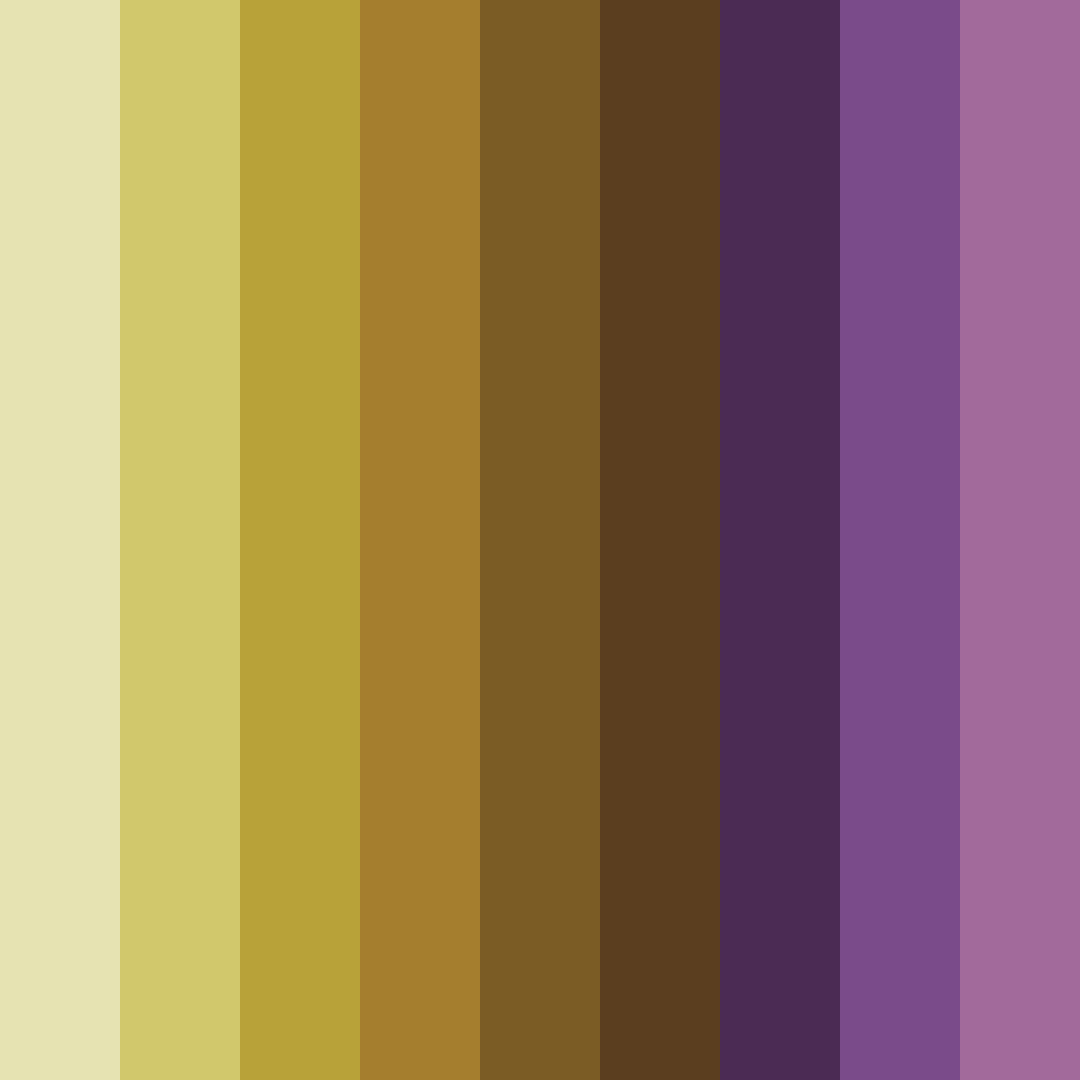 Download olive gold plum color palette PNG image (square)