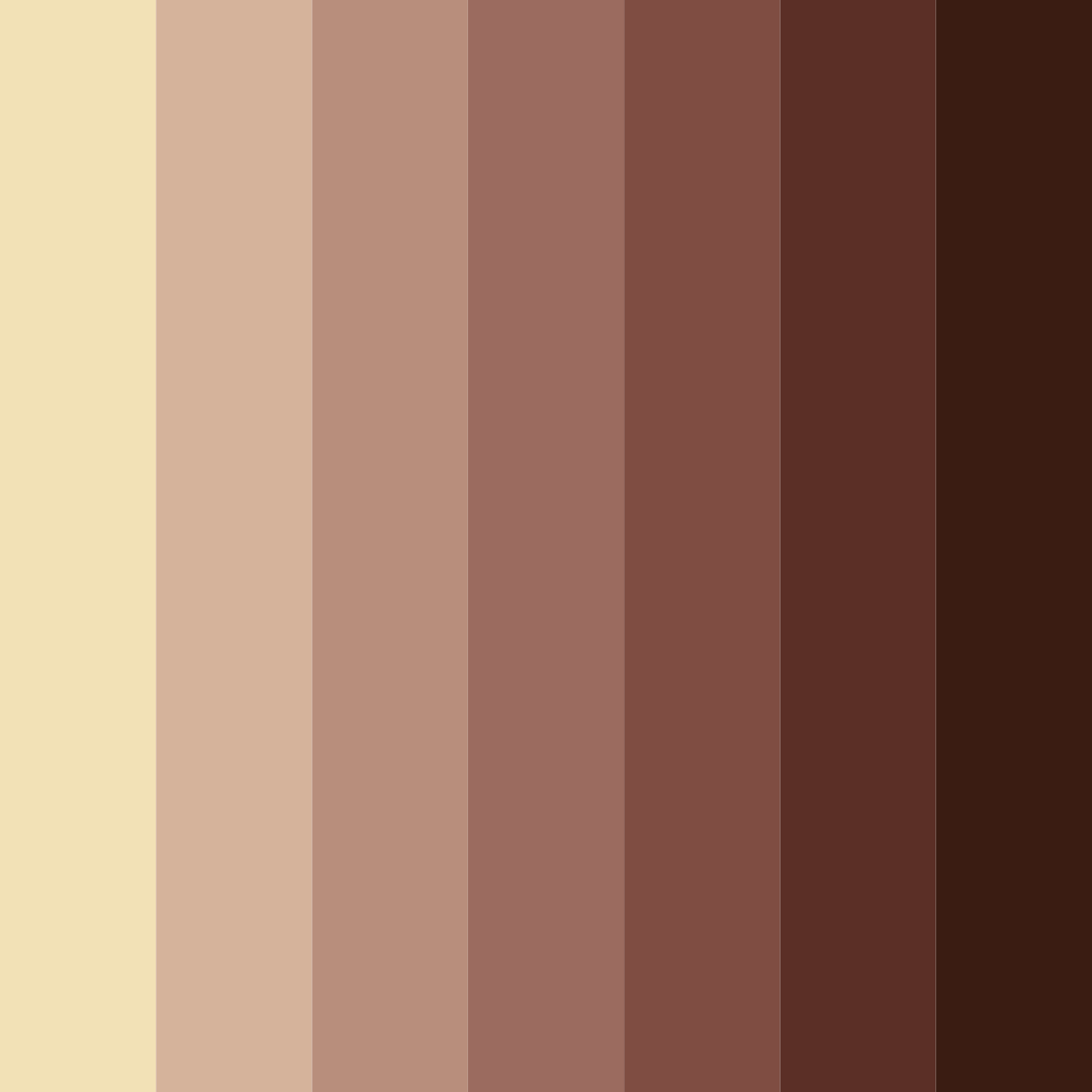 Download divine earthtones color palette PNG image (square)