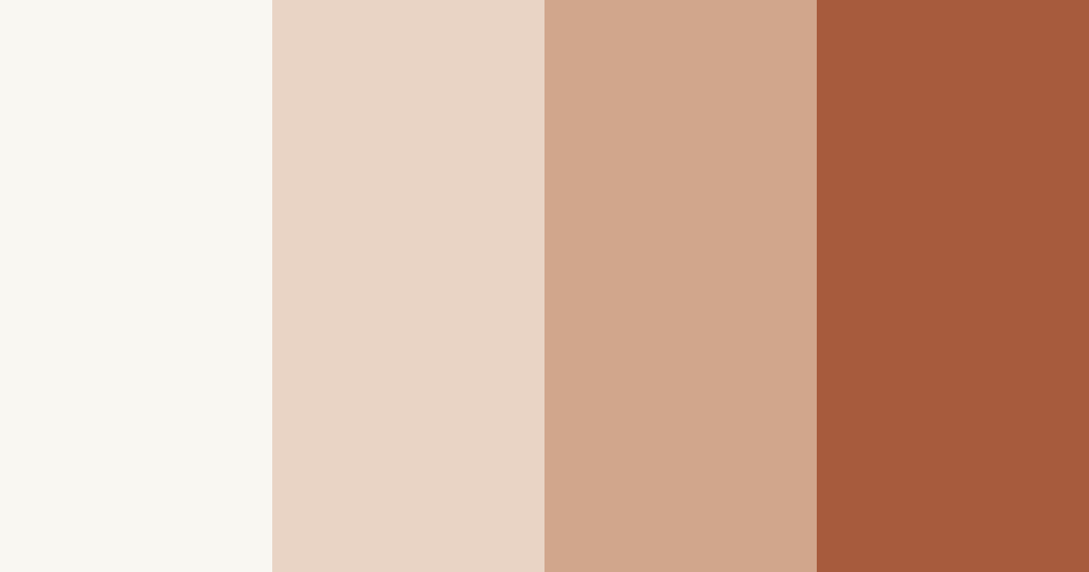 Download soft beige color palette PNG image (landscape)