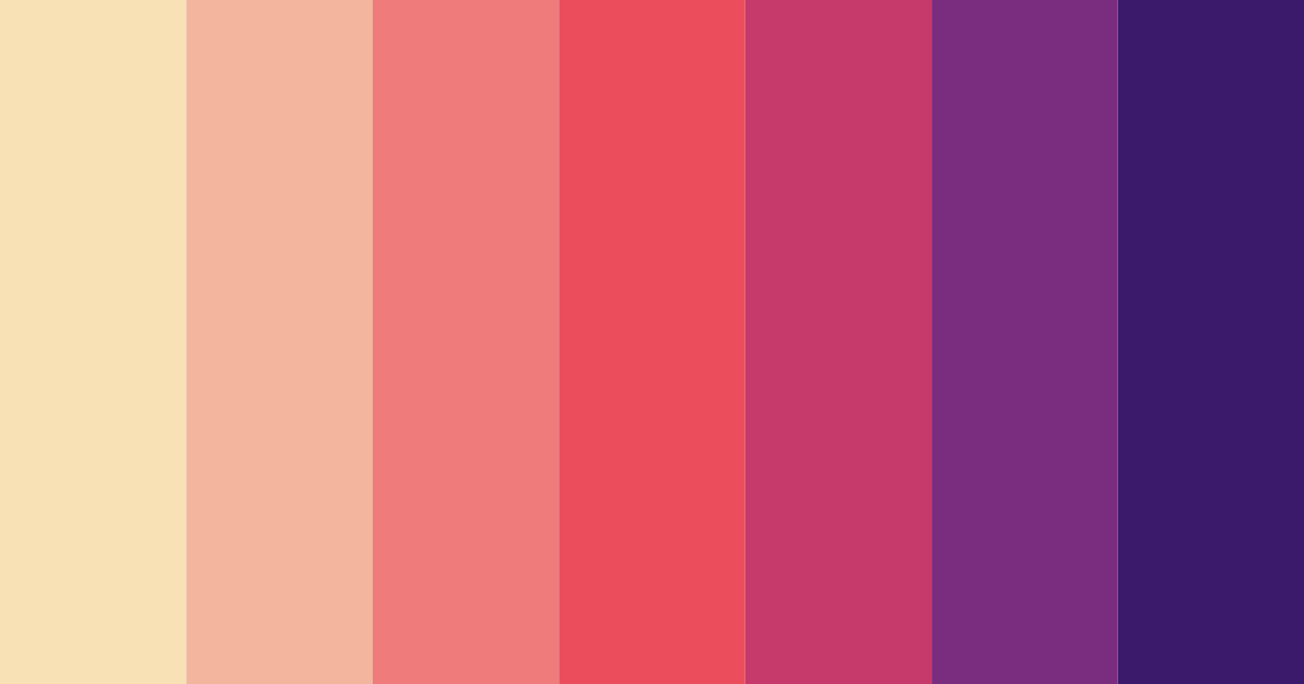 Download crimson crescendo color palette PNG image (landscape)