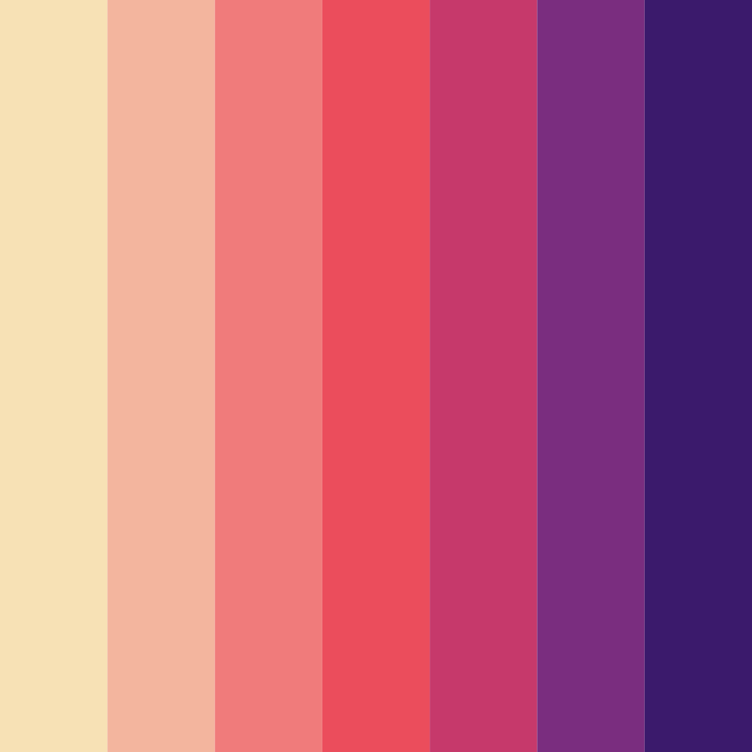 Download crimson crescendo color palette PNG image (square)