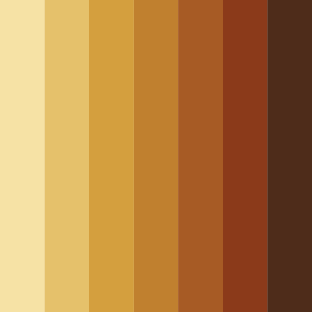 Download honey badger tide color palette PNG image (square)