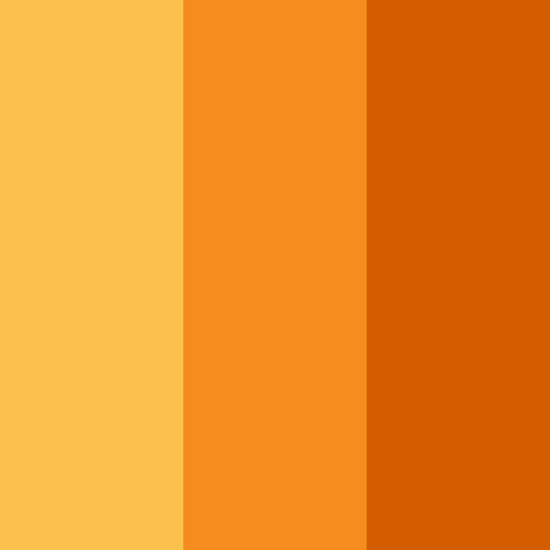 Download sunset blaze color palette PNG image (square)